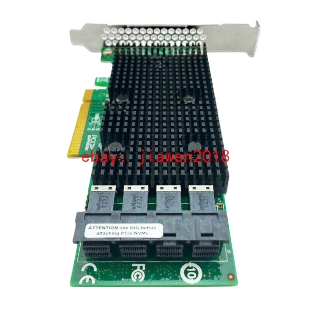 Lenovo 430-16i 9400-16i 12Gb/s NVMe Tri-Mode HBA PCIe +4*SFF-8643 SATA Cable US