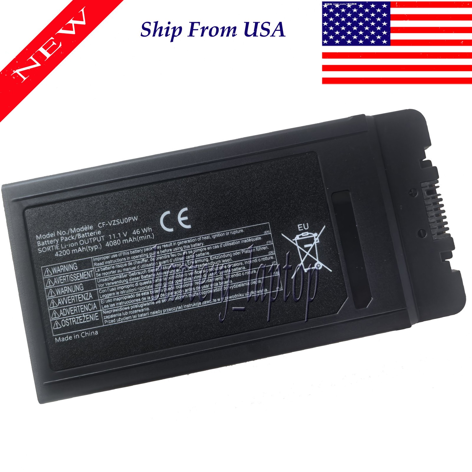 Battery for Panasonic TOUGHBOOK CF-54 CF-VZSU0LW CF-VZSU0PR CF-VZSU0GW
